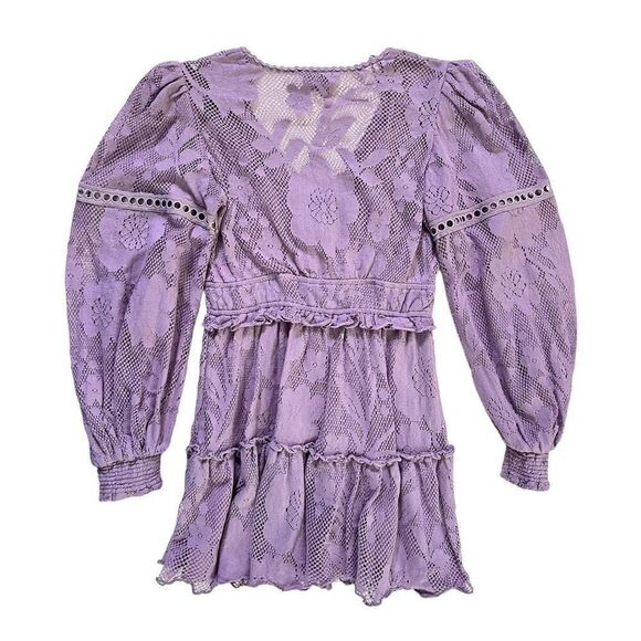 HEMANT AND NANDITA Nysa Short Dress in Lavender - Picture 7 of 13